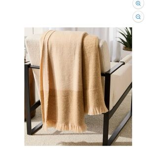 Cozy Tan Throw Blanket